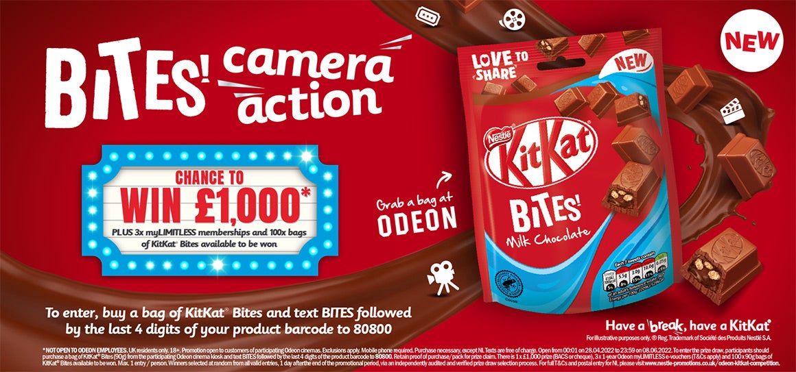 KitKat Bites Odeon Campaign Banner