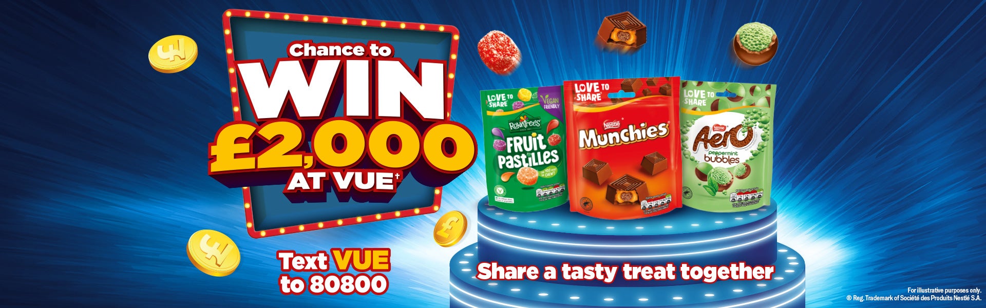 Vue Win £2000 Banner