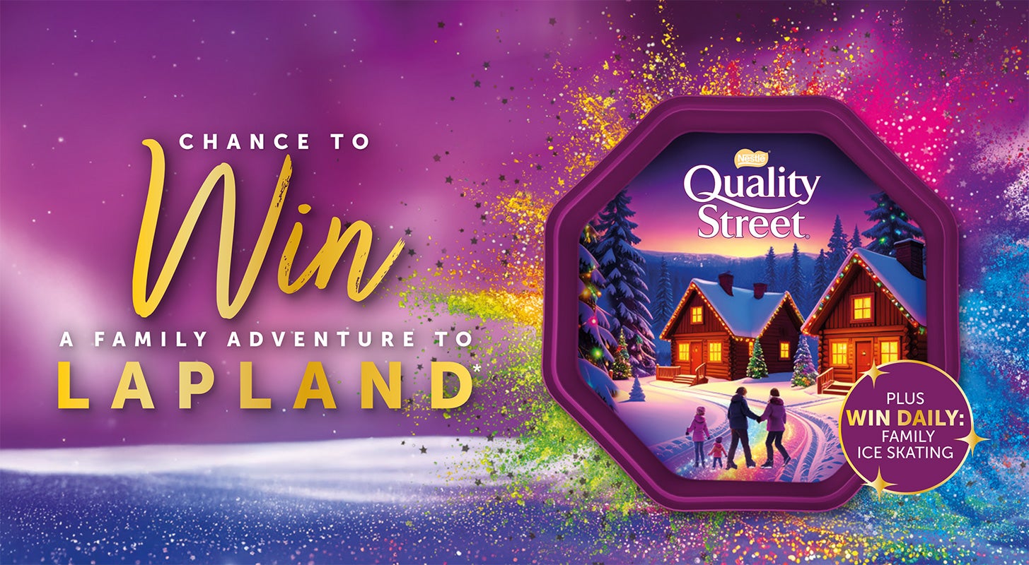 Quality Street Asda Banner - Foreground