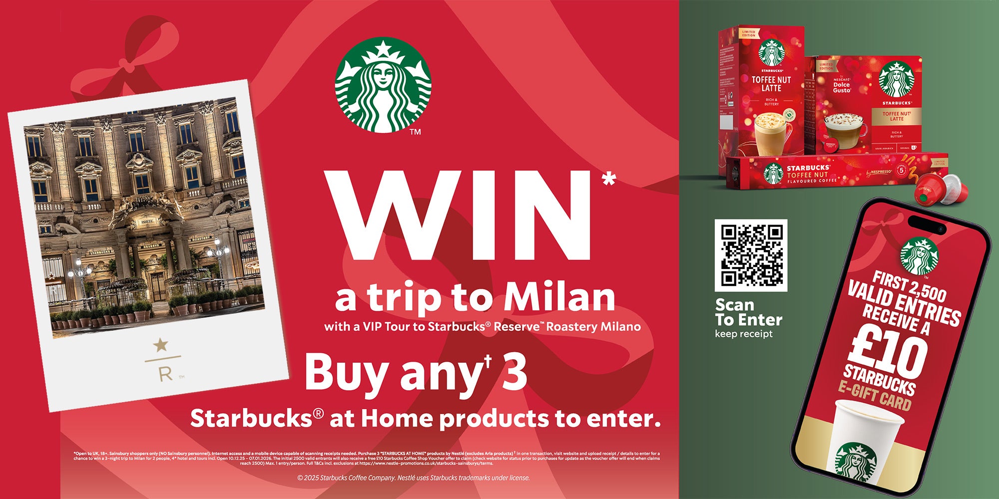 Starbucks Sainsburys 2025 Banner - Foreground