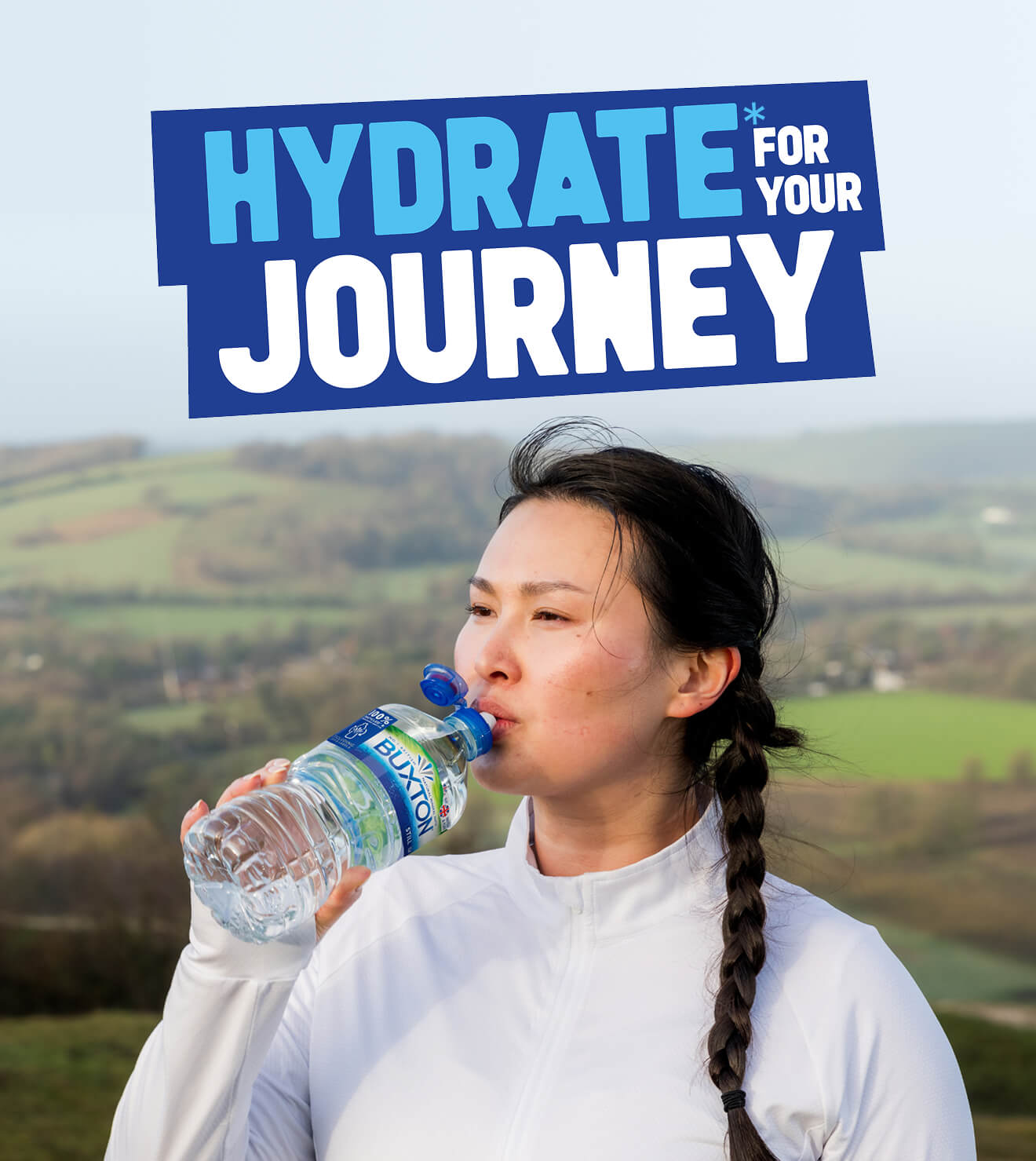 Buxton Hydrate Well For Your Journey Banner - Mobile