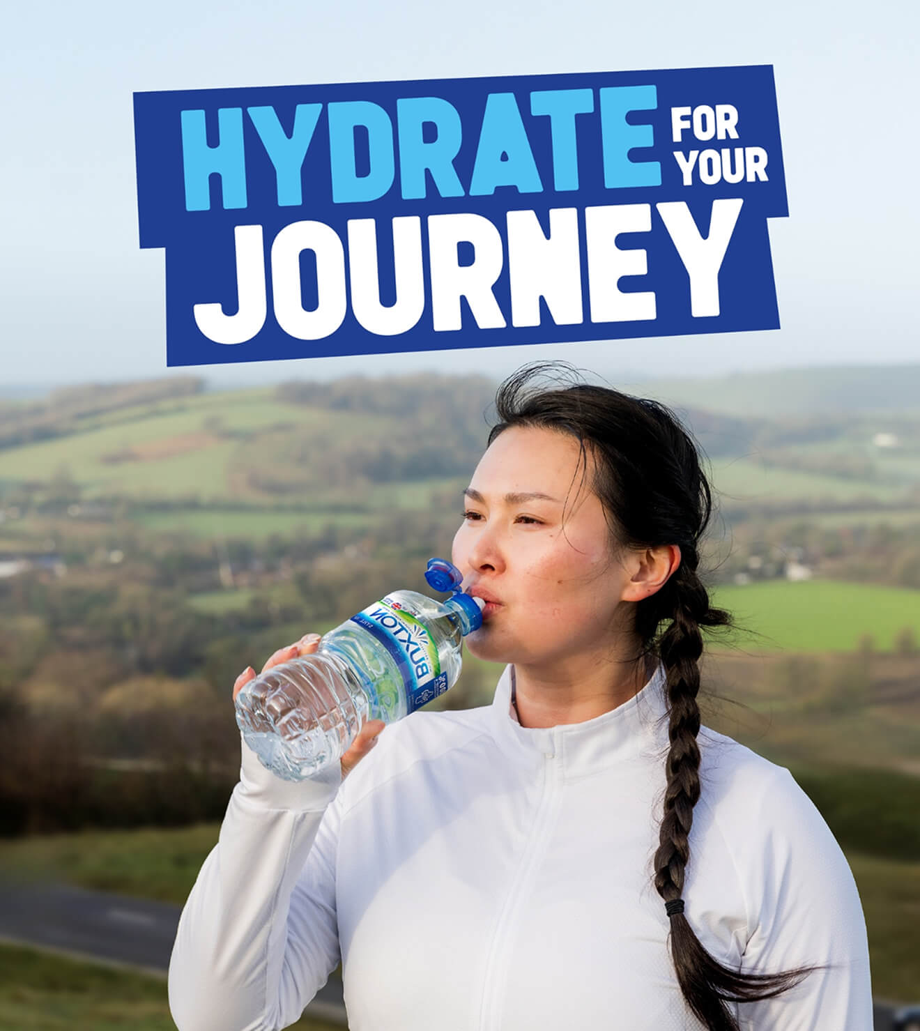 Buxton Hydrate Well For Your Journey Banner - Mobile