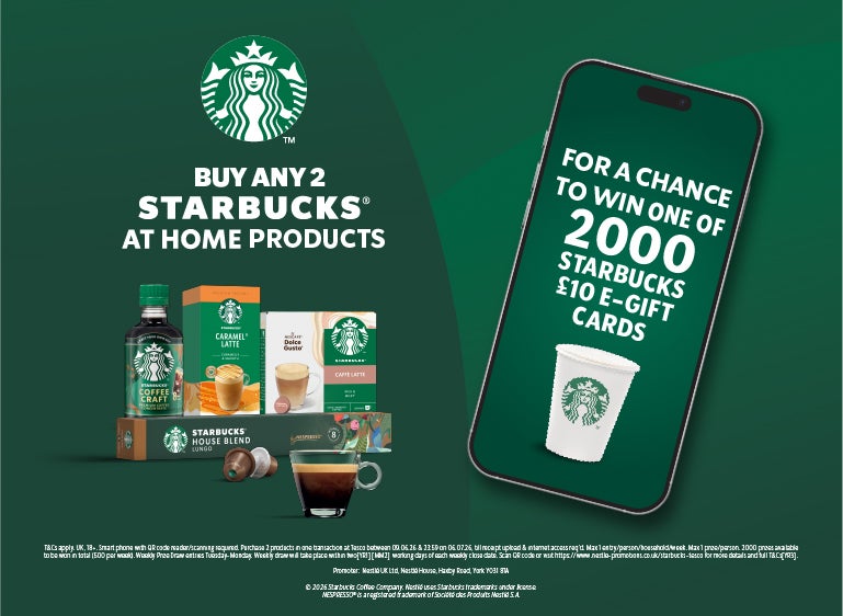Starbucks Tesco 2025 Banner - Mobile